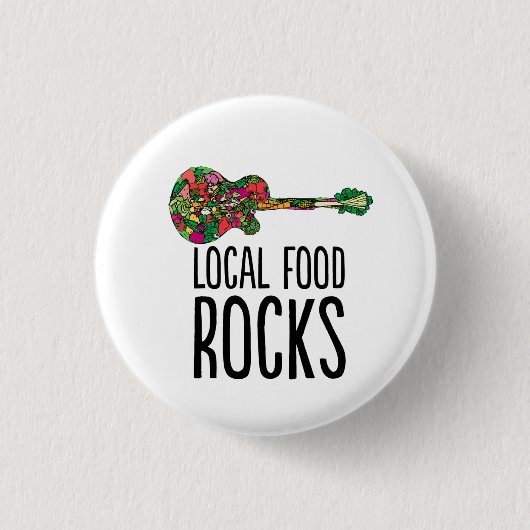 Rockin' Local Food Button (Voorkant)