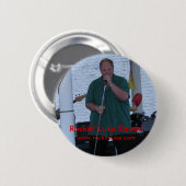Rockin' Luke Stroud knop 1 Ronde Button 5,7 Cm (Voorkant /achterkant)