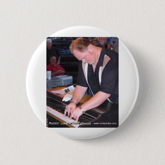 Rockin' Luke Stroud knop 2 Ronde Button 5,7 Cm (Voorkant)