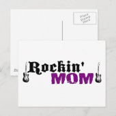 Rockin mama briefkaart (Voorkant / Achterkant)