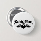 Rockin' mama ronde button 5,7 cm (Voorkant /achterkant)