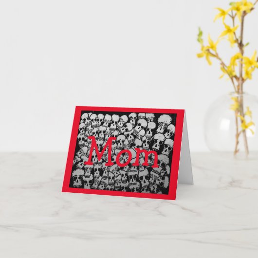 Rockin' Moederdag Kaart (Gele Bloem)