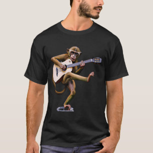 Rockin' Monkey Guitar T-shirt