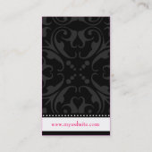 ROCKIN' MUCHO MONOGRAM BLACK VISITEKAARTJE (Achterkant)