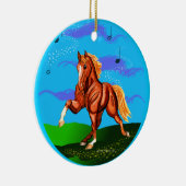 Rockin naar de Walkin Tennesee Walker Ornament (Rechts)