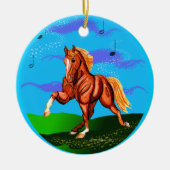 Rockin naar de Walkin Tennesee Walker Ornament (Voorkant)