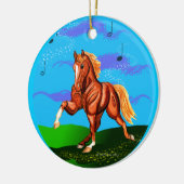 Rockin naar de Walkin Tennesee Walker Ornament (Links)