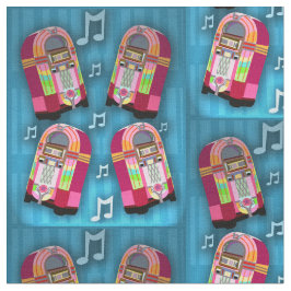 Rockin Neon Jukeboxes Stof