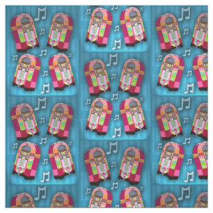 Rockin Neon Jukeboxes Stof
