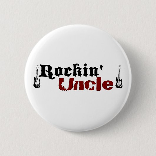 Rockin oom ronde button 5,7 cm (Voorkant)