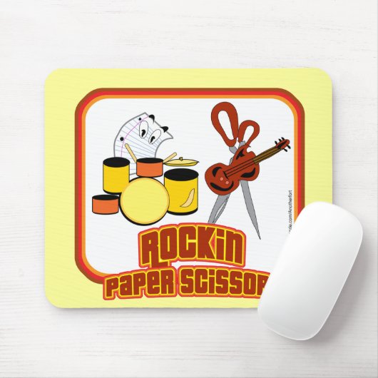 Rockin Paper Scissors Muismat (Met muis)