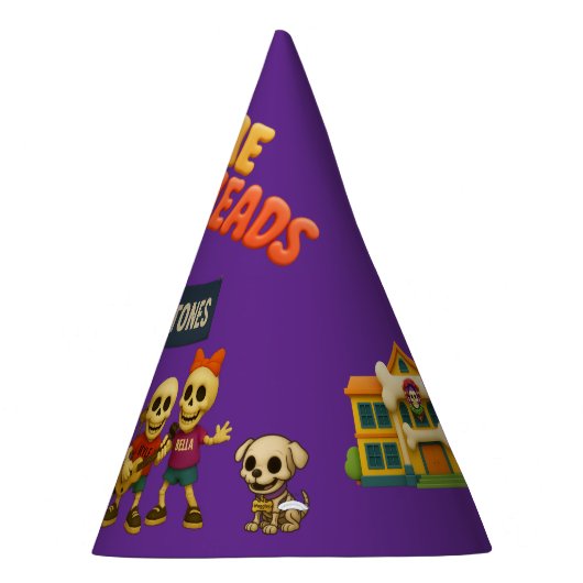  Rockin’ Party Hat – The Skellytones Edition! Feesthoedjes (Rechts)