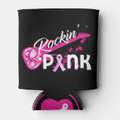 Rockin' Pink Breast Cancer Awareness Koelbox Blikjeskoeler (Voorkant)
