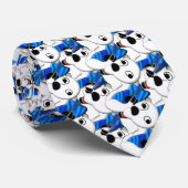 Rockin' Polar-Beer met gitaar Stropdas (Opgerold)