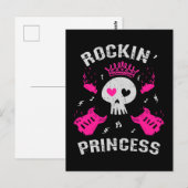 Rockin' Princess Briefkaart (Voorkant / Achterkant)