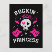 Rockin' Princess Briefkaart (Voorkant)