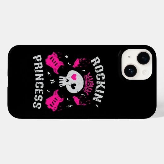 Rockin' Princess Case-Mate iPhone Case (Achterkant (horizontaal))