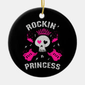 Rockin' Princess Keramisch Ornament (Voorkant)