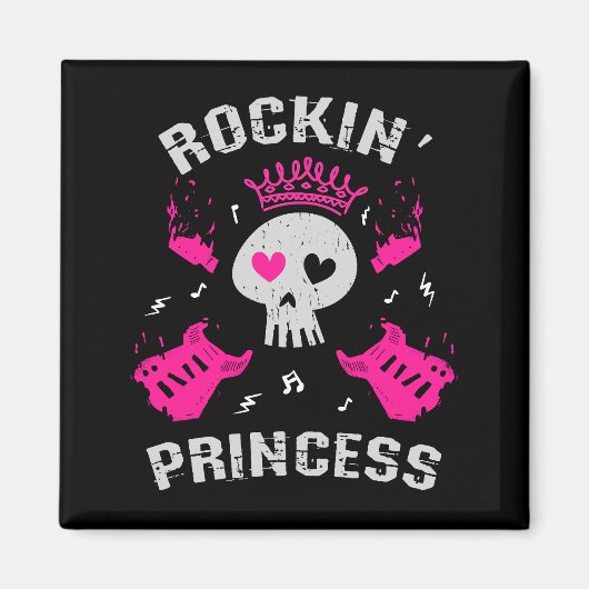 Rockin' Princess Magneet (Voorkant)