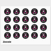 Rockin' Princess Ronde Sticker (Vel)