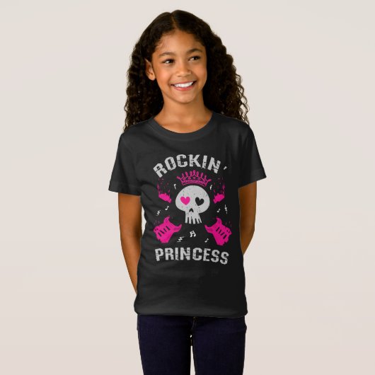 Rockin' Princess T-shirt (Voorkant volledig)