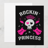 Rockin 'Prinses Kaart (Voorkant / Achterkant)