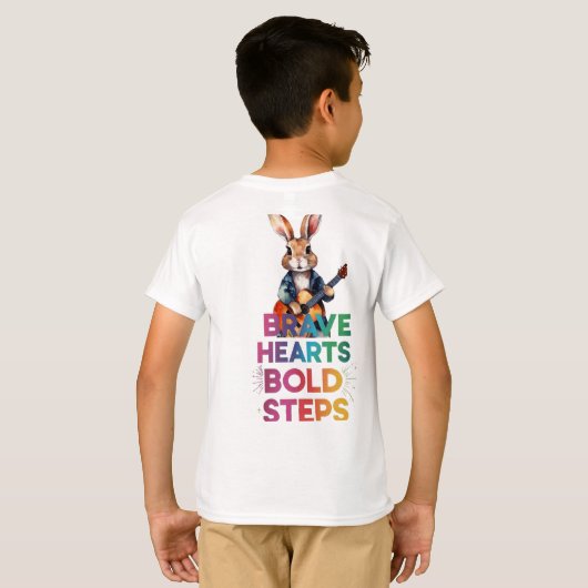 Rockin' Rabbit Serenade T-shirt (Achterkant volledig)