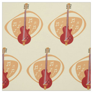 Rockin Red 50s Elektrische gitaar Stof