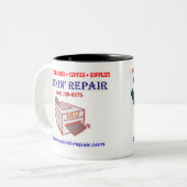 Rockin Repair Coffe-Mok Tweekleurige Koffiemok (Voorkant links)