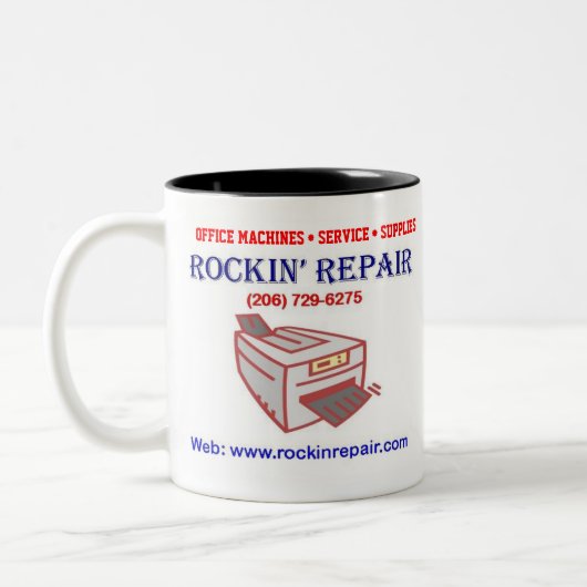 Rockin Repair Coffe-Mok Tweekleurige Koffiemok (Links)
