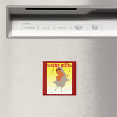 Rockin Robin Koelkast Magnet (Insitu (Vaatwasser))