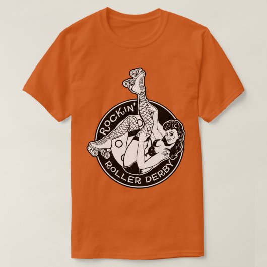 Rockin Roller Derby T-shirt (Design voorkant)