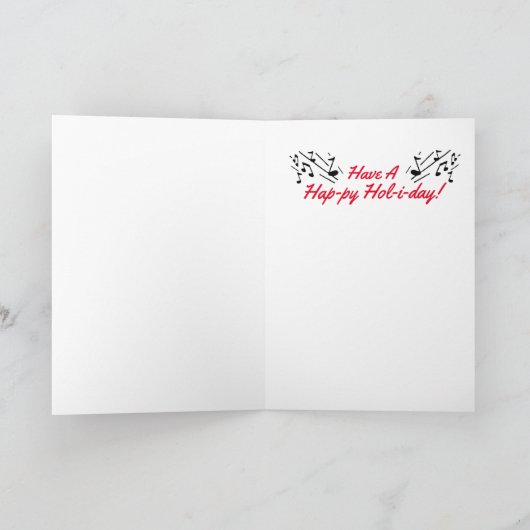 Rockin 'rond de kerstboom kerst Kaarten (Binnen)