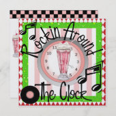 Rockin rond de Klock Party - SRF Kaart (Voorkant / Achterkant)