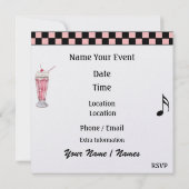 Rockin rond de Klock Party - SRF Kaart (Achterkant)