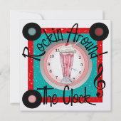 Rockin rond de Klock Party - SRF Kaart (Voorkant)