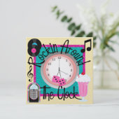 Rockin rond de Klock Party - SRF Kaart (Staand voorkant)