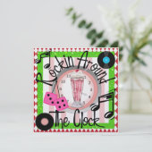 Rockin rond de Klock Party - SRF Kaart (Staand voorkant)