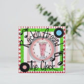 Rockin rond de Klock Party - SRF Kaart (Staand voorkant)