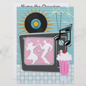 Rockin rond de klok - SRF Kaart (Voorkant / Achterkant)