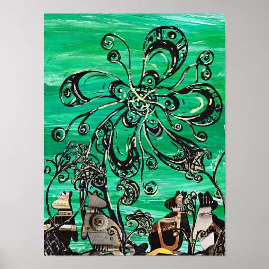 Rockin Roos Print (Voorkant)