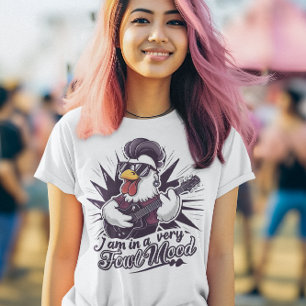 Rockin Rooster: Fowl Mood gitarist T-shirt