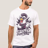 Rockin Rooster: Fowl Mood gitarist T-shirt (Voorkant)