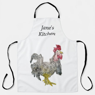 Rockin Rooster, gepersonaliseerd Schort