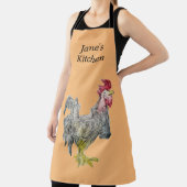 Rockin Rooster, gepersonaliseerd Schort (Insitu)