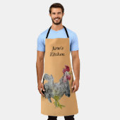Rockin Rooster, gepersonaliseerd Schort (Gedragen)