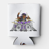 Rockin' Rottie Drummer Blikjeskoeler (Voorkant)