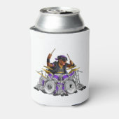 Rockin' Rottie Drummer Blikjeskoeler (Blikje Achterkant)