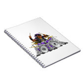 Rockin' Rottie Drummer Notitieboek (Rechterzijde)