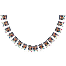 Rockin 'Santa Bunting Flag - VROLIJKE KERST Vlaggetjes